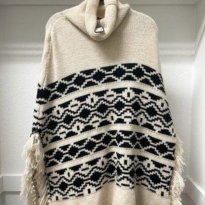 Maje Jacquard Poncho